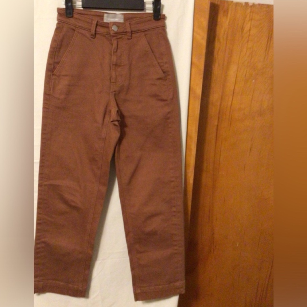 EVERLANE WIDE LEG CROPPED PANTS SZ 0